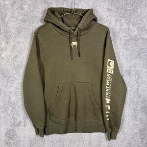 UFC Venum Hoodie Mens S‎ MMA Authentic Fight Week Pullover Training Sweatshirt
